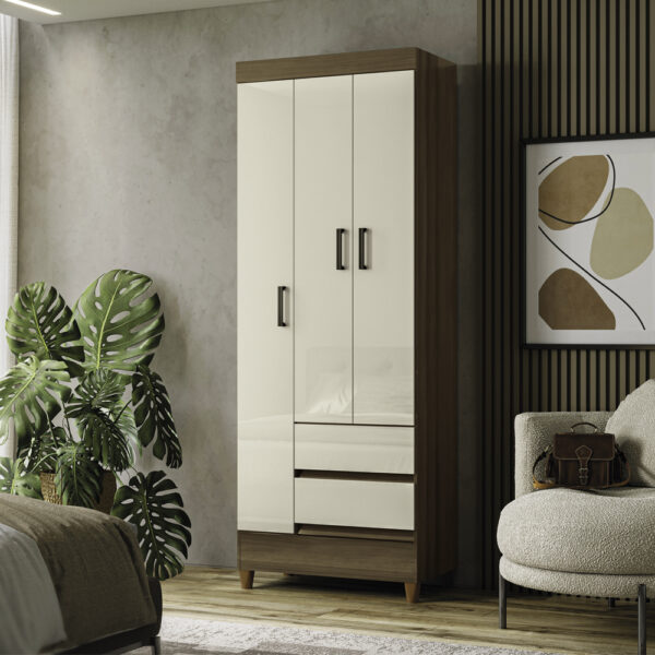 Guarda Roupa Santos Andira Fit 3 Portas